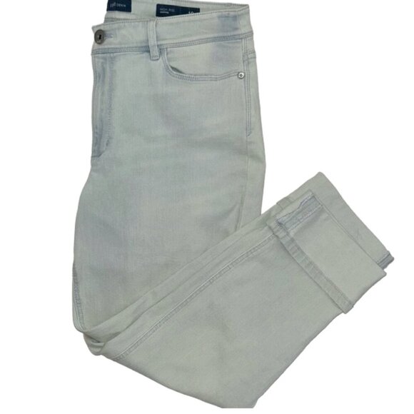 NWT J.Jill High-Rise Cropped Denim Jeans Light Wash Size 10P Petite Comfort - Picture 2 of 13
